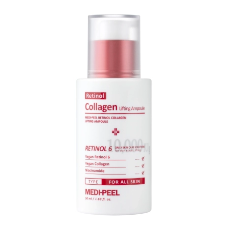 Medi-Peel - Retinol Collagen Lifting Ampoule - Zpevňující ampule s retinolem a kolagenem - 50 ml