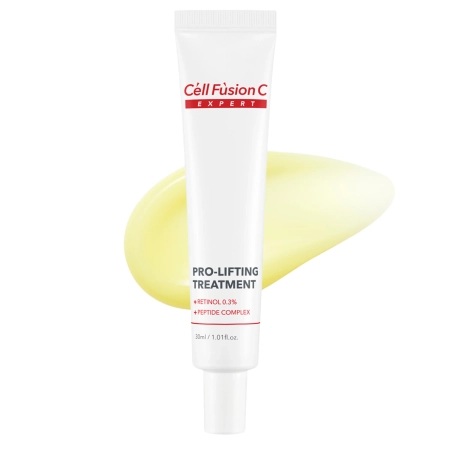 Cell Fusion C - Pro-Lifting Treatment - Zpevňující a vyhlazující kúra s 0,3% retinolem a peptidy - 30 ml