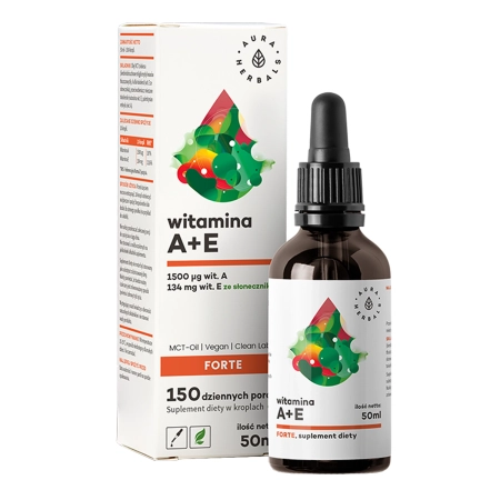 Aura Herbals - Vitamin A + E - Kapky - 30 ml