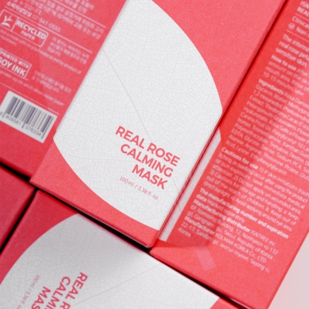 Isntree - Real Rose Calming Mask - Zklidňující maska s růží - 100 ml