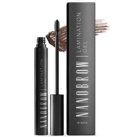 Nanolash - Nanobrow Lamination Gel - Gel na obočí - Brown - 7 ml