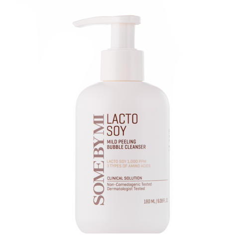 Some By Mi - Lactosoy Mild Bubble Peeling Cleanser - Jemný čisticí gel - 180 ml
