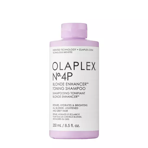 Olaplex - No. 4P Blonde Enhancer Toning Shampoo - Fialový šampon na blond vlasy - 250 ml