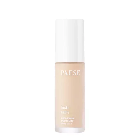 Paese - Lush Satin Multivitamin Brightening Foundation - Rozjasňující vitaminový make-up - 30 - Porcelain - 30 ml