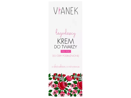 Vianek - Zmírňující řada - Zklidňující noční krém pro citlivou pleť - 50 ml