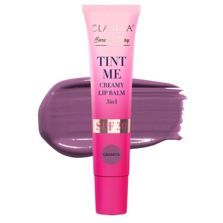 Claresa - Tint Me Creamy Lip Balm 3in1 SPF 30 - Tónovací balzám na rty s SPF 30 - Granita - 12 ml