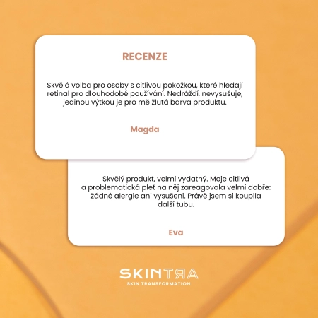 SkinTra - Creamy Happiness - Emulze s Retinalem 0,1 % v cyklodextrinech - 30 ml