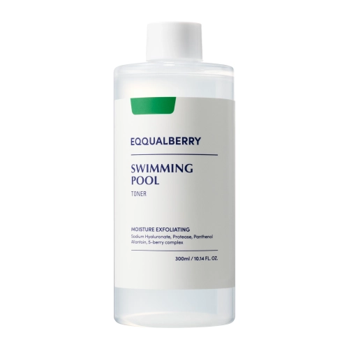 EQQUALBERRY - Swimming Pool Daily Facial Toner - Hydratační a exofoliační tonikum na obličej  - 300 ml