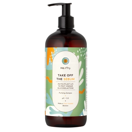 HairTry - Take Off The Sebum - Čisticí šampon - 500 ml 