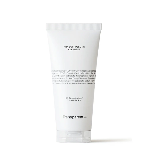 Transparent Lab - PHA Soft Peeling Cleanser - Čisticí a exfoliační gel na obličej - 150 ml