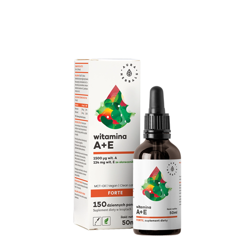 Aura Herbals - Vitamin A + E - Kapky - 30 ml