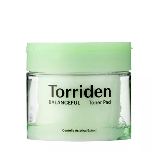 Torriden - Balanceful - Cica Toner Pad - Vyrovnávací polštářky na obličej - 60 ks