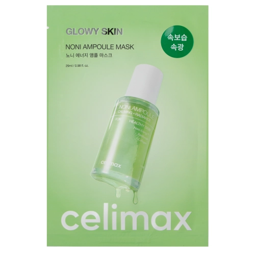Celimax - The Real Noni Energy Ampoule Mask - Plátýnková maska s extraktem z morindy barvířské - 1ks/29ml