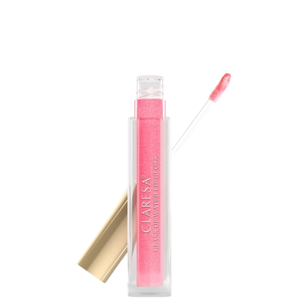 Claresa - Glass Of Water Lip Gloss - Lesk na rty s efektem skleněné hladiny - Pink Tonic - 03 - 2 g