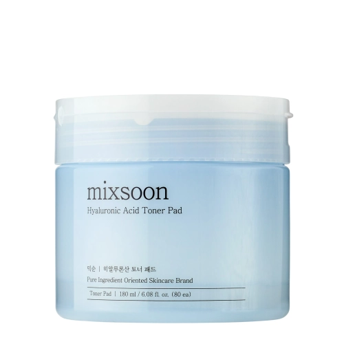 Mixsoon - Hyaluronic Acid Toner Pad - Hydratační polštářky na obličej - 180ml/80ks.