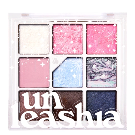Unleashia - Glitterpedia Eye Palette - Veganská paletka očních stínů - 8 All of Dancing Swan - 6,6 g