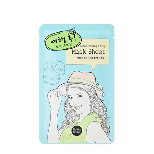Holika Holika - After Mask Sheet - After Trip - Rozjasňující a hydratační maska v plátýnku - 30 g
