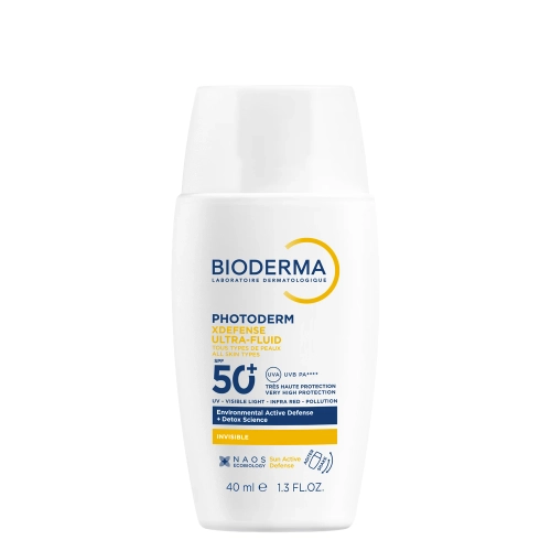 Bioderma - Photoderm XDefense Ultra-Fluid SPF 50+ - Ochranný ultralehký fluid - 40 ml