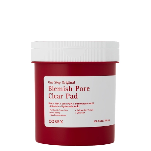 COSRX - One Step Original Blemish Pore Clear Pad - Čistící tampónky proti nedokonalostem - 300ml/100ks