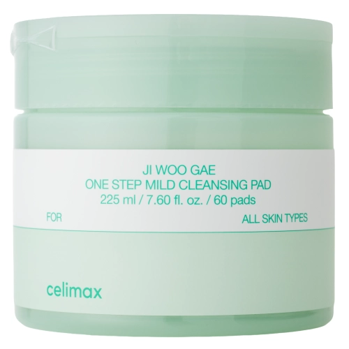 Celimax - Ji.Woo.Gae One Step Mild Cleansing Pad - Čistící polštářky na obličej  - 60ks/230ml