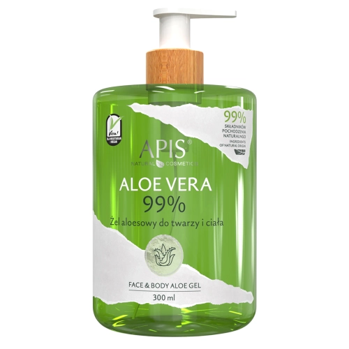 Apis - Aloe Vera - 99% Aloe Vera Gel na obličej a tělo - 300 ml