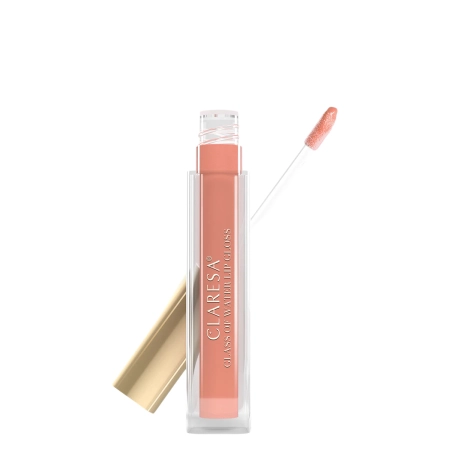 Claresa - Glass Of Water Lip Gloss - Lesk na rty s efektem skleněného povrchu - Iced Latte - 06 - 2 g