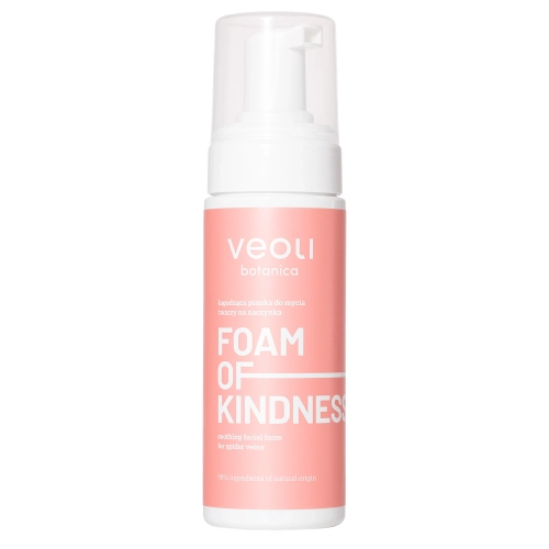 Veoli Botanica - Foam Of Kindness - Zklidňující pěna na obličej s cévkami - 150 ml