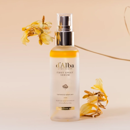 d'Alba - White Truffle First Spray Serum - Rozjasňující a hydratační pleťové sérum ve spreji - 100 ml