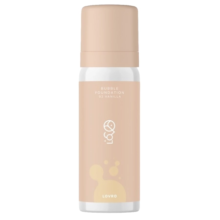 LOVRO - Bubble Foundation - Make-up s  lehkým rozjasňujícím složením - 02 Vanilla - 50 ml