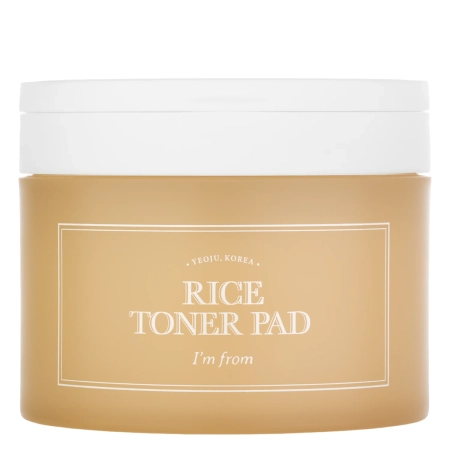 I'm From - Rice Toner Pad - Hydratační a rozjasňující polštářky na obličej - 60ks / 140 ml
