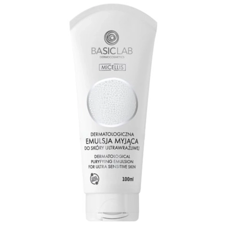 BasicLab - Micellis - Dermatologická mycí emulze pro velmi citlivou pleť - 100 ml