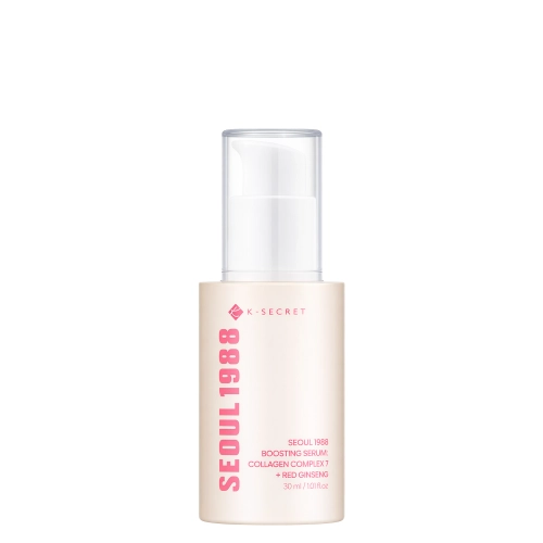 K-SECRET - SEOUL 1988 Boosting Serum : Collagen Complex 7 + Red Ginseng - Sérum s kolagenem a ženšenovým extraktem - 30 ml