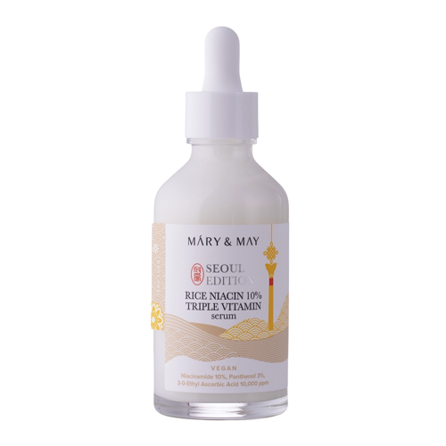 Mary&May - Rice Niacin 10% Triple Vitamin Serum - Trojité vitaminové sérum s niacinamidem - 80 ml