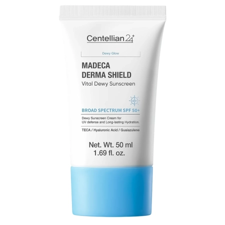 Centellian24 - Madeca Derma Shield Safe Moisture Sun Cream - Hydratační krém na obličej s SPF 50+ PA++++ - 50 ml