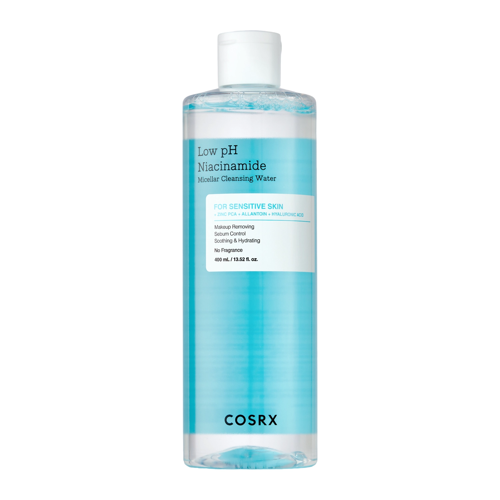 COSRX - Low pH Niacinamide Cleansing Water  - Micelární niacinamidová voda s nízkým pH - 400 ml