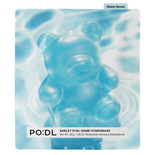 PO:DL - Barley Hyal-Some Hydromask - Gelová hydratační maska na obličej - 1 ks/36 g