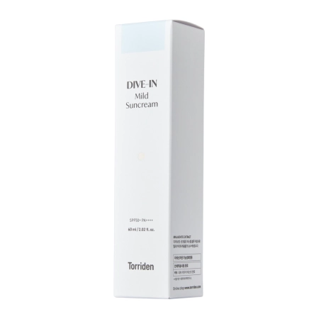 Torriden - Dive-In - Mild Sunscreen SPF50+ PA++++ - Hydratační SPF krém - 60 ml
