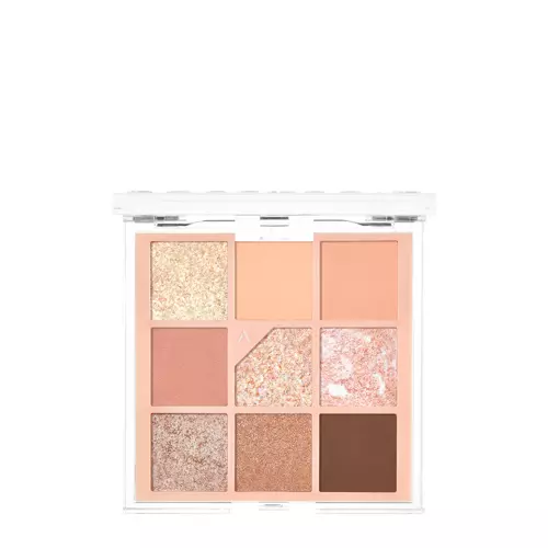 Unleashia - Glitterpedia Eye Palette - Veganská paletka očních stínů - 3 všechny barvy Coralpink - 6,6 g