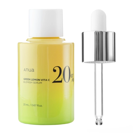 Anua - Green Lemon Vita C Blemish Serum - Rozjasňující sérum na obličej - 20 ml