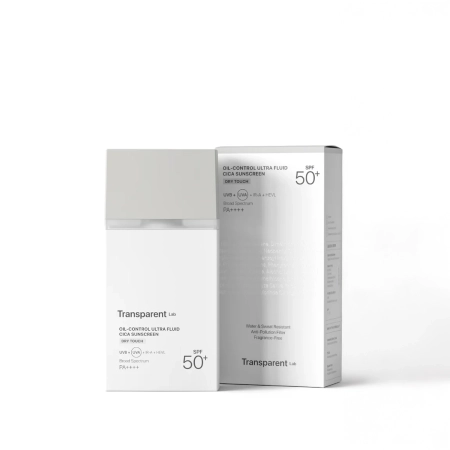 Transparent Lab - Oil Control Ultra Fluid Cica Sunscreen - Matující krém SPF50+ - 100 ml