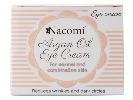 Nacomi - Argan Oil Eye Cream - Přírodní oční krém s arganovým olejem - 15 ml