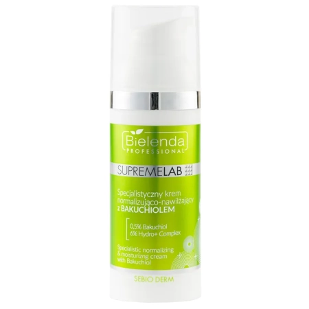 Bielenda Professional - Supremelab - Sebio Derm - Pokročilý hydratační krém s bakuchiolem - 50 ml