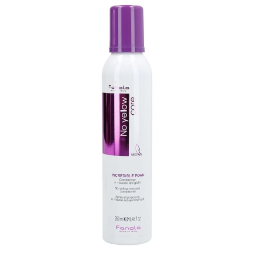 Fanola – No Yellow Care Incredible Foam Conditioner - Pěnový kondicionér pro blond vlasy - 250 ml