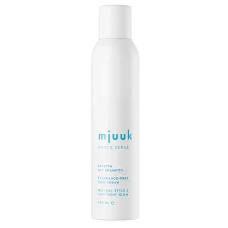 Mjuuk - Naked Sense Fragrance-free Refresh Dry Shampoo - Suchý šampon na vlasy - Bez vůně - 250 ml