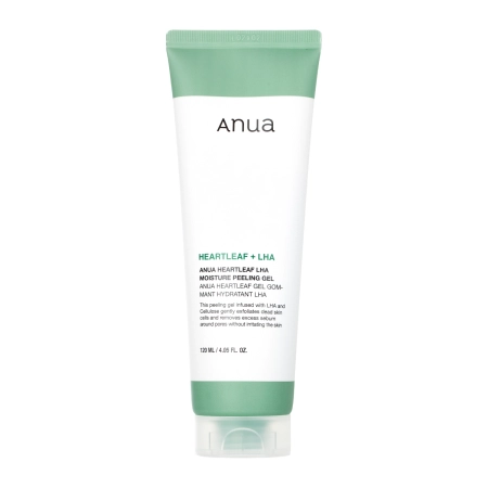 Anua - Heartleaf LHA Moisture Peeling Gel - Gelový peeling na obličej - 120 ml