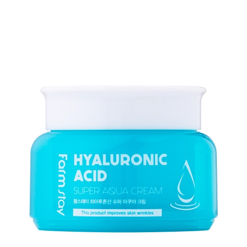 Farmstay - Hyaluronic Acid Super Aqua Cream - Hydratační krém s kyselinou hyaluronovou - 100 ml