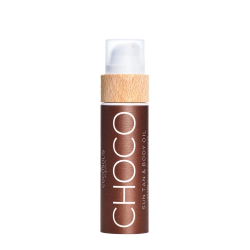 Cocosolis - Opalovací a tělový olej - Hydratační olej na opalování - Choco - 110ml