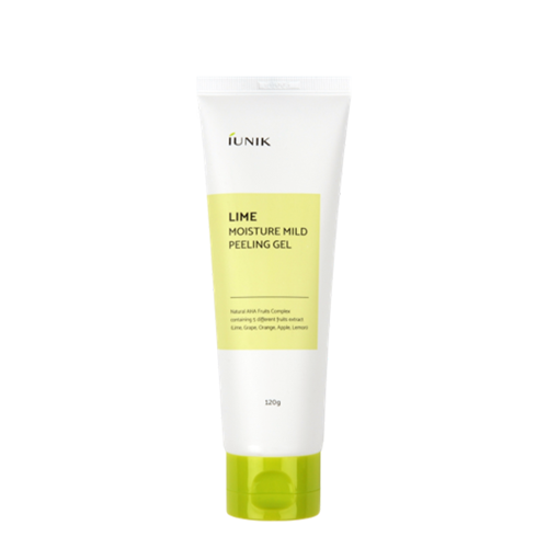 iUNIK - Lime Moisture Mild Peeling Gel - Jemný gelový peeling s přírodními AHA kyselinami - 90 ml