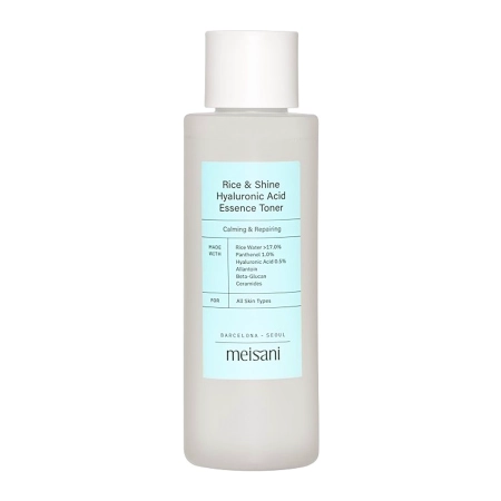 Meisani - Rice & Shine Hyaluronic Acid Essence Toner - rozjasňující pleťové tonikum s rýží - 150ml