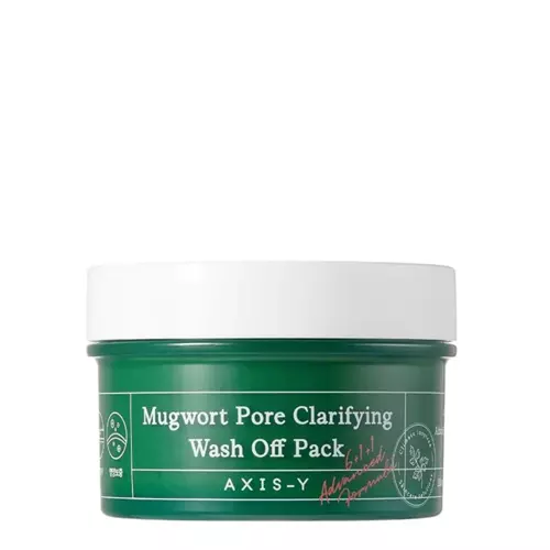 Axis-y - Mugwort Pore Clarifying Wash Off Pack - Čisticí maska na obličej s pelyňkem - 100 ml